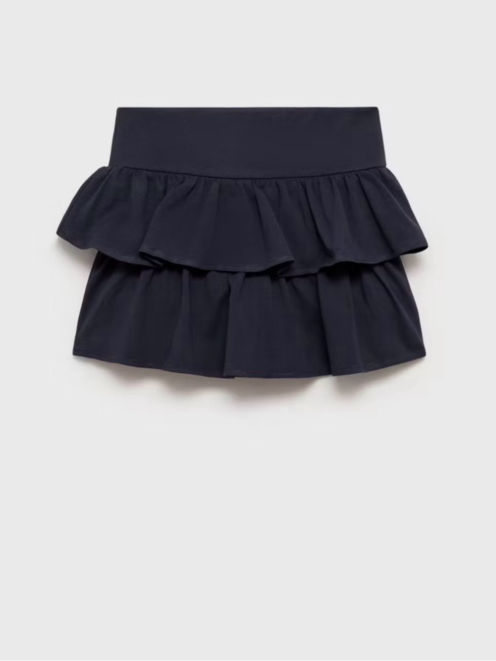 Mango Ruffled Trouser Skirt